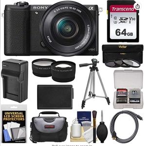 Sony a5100 Camera & accessories - great kit for beginners